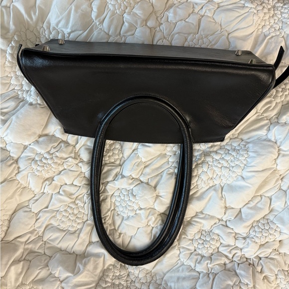 STAUD Maude Black Leather Shoulder Bag - Picture 6 of 7